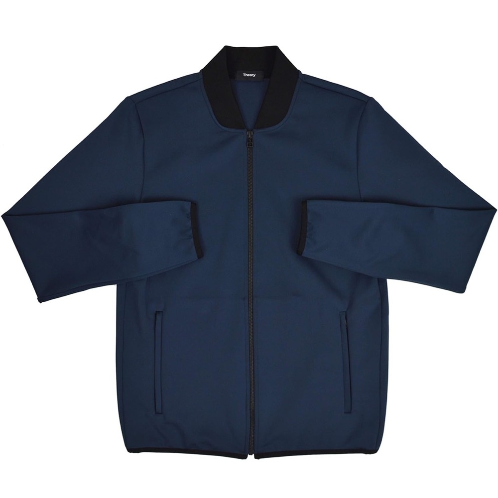 Theory Dark Blue Bomber Jacket